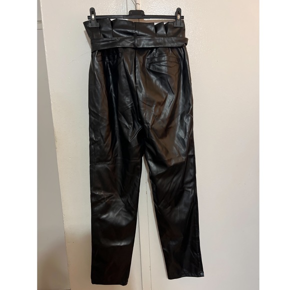 PU Leather Black Pants - Picture 2 of 4